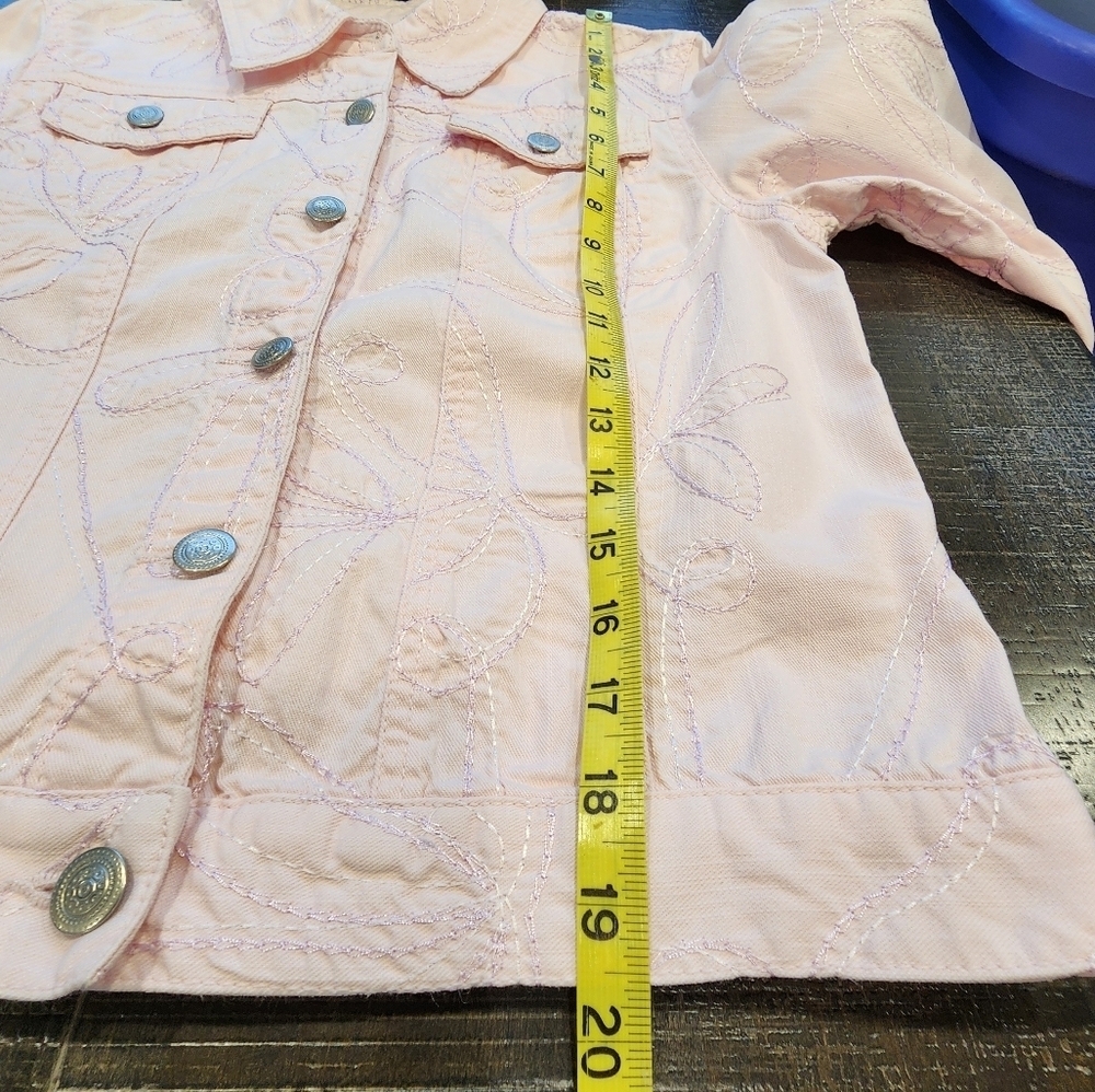 Ruby Rd Light Pink Jean Jacket - image 5